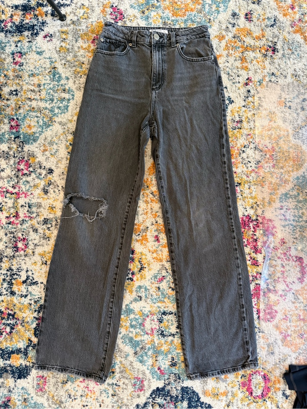 Garage Women's Black Wide Leg Flare Jeans